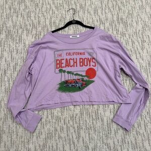 Daydreamer long sleeve cropped tee